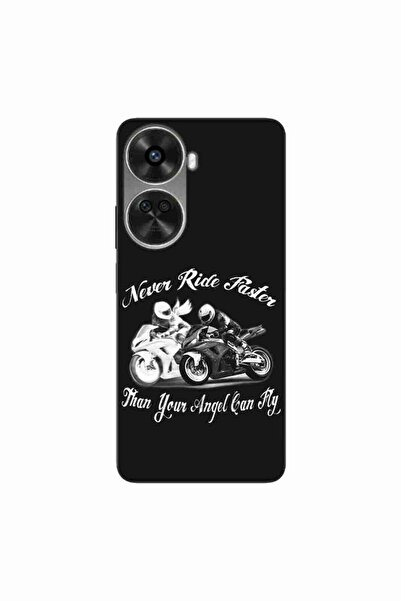 OEM Husa compatibila cu Huawei Nova 12 SE Silicon Gel Tpu Model Never Ride Fa...