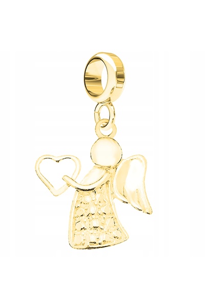 Larezo Pandantiv Tip Charm Pentru Bratari Modulare, Argint 925 Placat Cu Aur ...