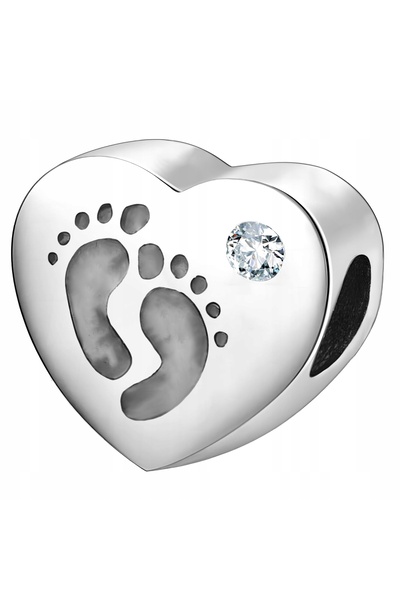 Larezo pandantiv, element decorativ, Model Inima Din Argint Cu Zirconiu Cubic...