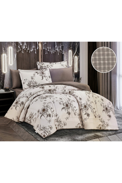 Asia Double Bed Summer Quilt Microfiber Jacquard Bedspread-6 Pieces-Summer Qu...