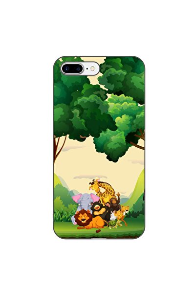 OEM Husa compatibila cu Apple iPhone 7 Plus, iPhone 8 Plus Silicon Gel Tpu Mo...