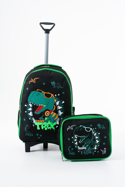 Mori School Bag Çekçekli İlkokul Çantası ve Beslenme Çanta Seti 7 - 13 Yaş ( ...