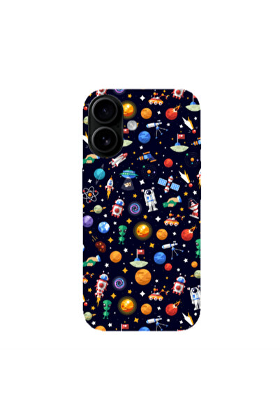 Other Apple Iphone 16 Small planets Transparent Silicone TPU Θήκη