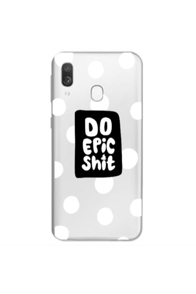 Other Samsung A40 Do Epic Shit Transparent Silicone TPU Θήκη