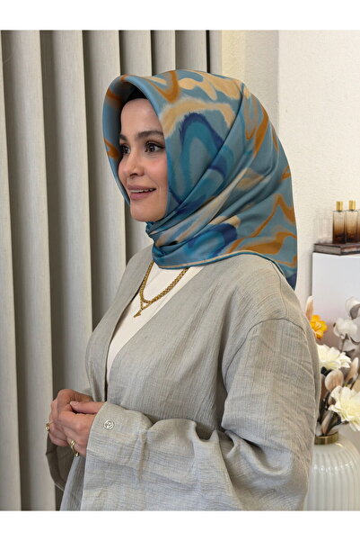 Belli وشاح حريري تويل