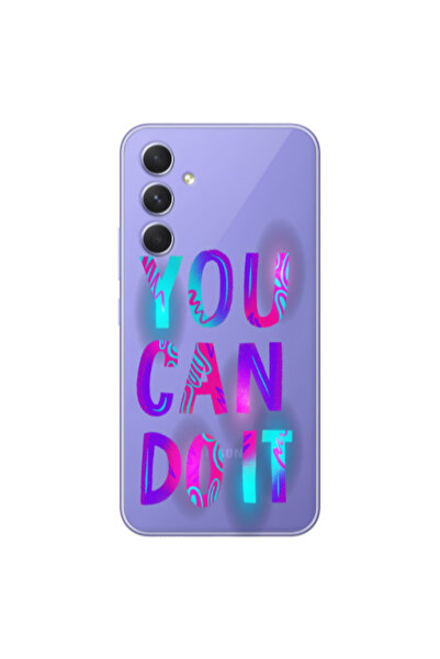 Other Samsung A36 You Can Doit Transparent Silicone TPU Θήκη