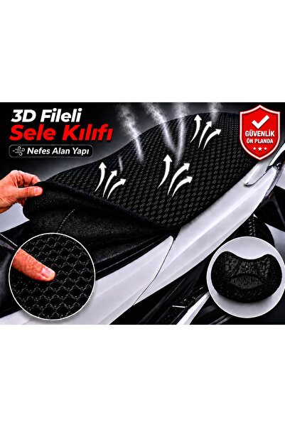 Vi Caro Husa scaun motocicletei Aprilia Scarabeo 500 Husa scaun cu plasa 3D P...