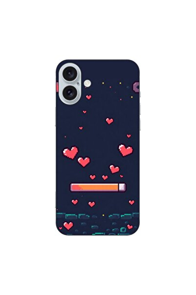 OEM Θήκη συμβατή με Apple iPhone 16 Plus από σιλικόνη gel TPU με πίξελ υφή He...