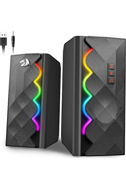 REDRAGON GS522 2.0 Ηχεία με RGB Μαύρα