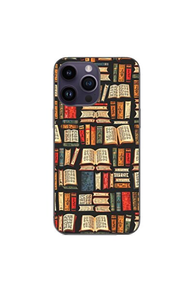 OEM Husa compatibila cu Apple iPhone 15 Pro Max Silicon Gel Tpu Model Books P...