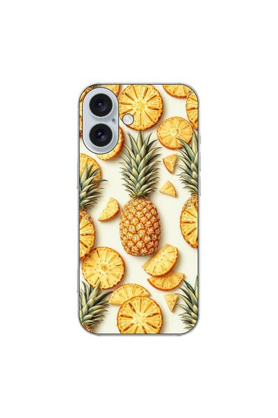 OEM Калъф, съвместим с Apple iPhone 16, от силиконов гел TPU, модел  "Сочен а...