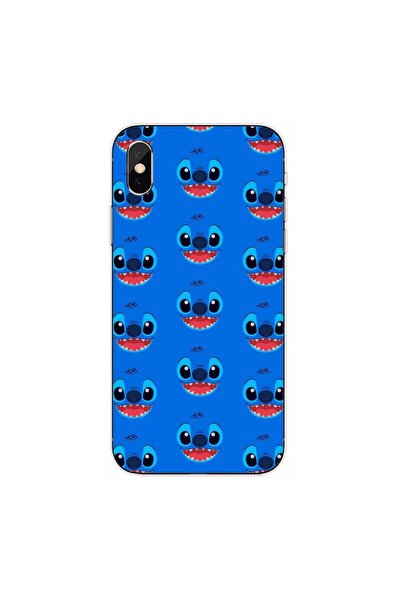 OEM Husa compatibila cu Apple iPhone XS Max Silicon Gel Tpu Model Stitch Face...