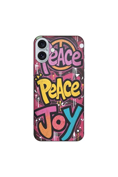 OEM Case compatible with Apple iPhone 16 Plus Silicone Gel Tpu Pattern Peace ...