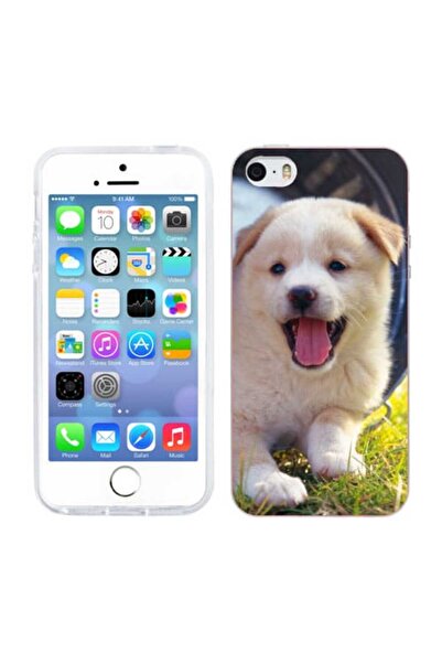 OEM Калъф, съвместим с Apple iPhone 5S, iPhone 5, от силиконов гел TPU, с дес...