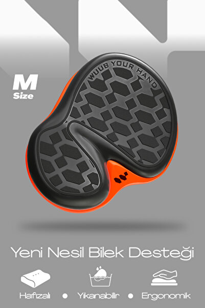 Wuub Turuncu Mouse Ergonomik Bilek Desteği Medium