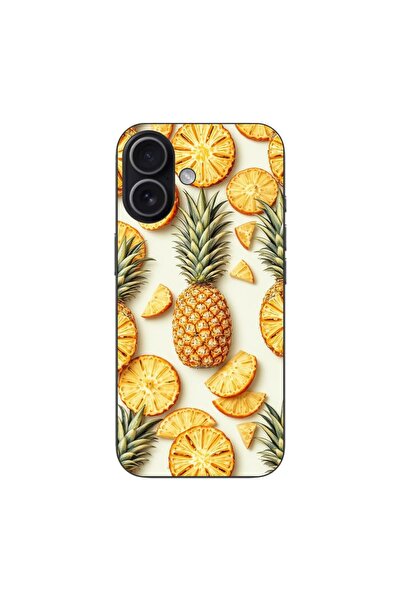 OEM Θήκη συμβατή με Apple iPhone 17 από σιλικόνη gel TPU, μοντέλο Ζουμερό Ανανά