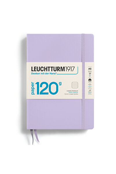 Leuchtturm Тетрадка за диктовки А5, 120гр., твърди корици, лилава