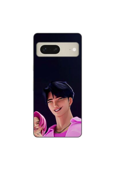 OEM Case compatible with Google Pixel 7 Silicone Gel Tpu Pattern KPop Demon H...