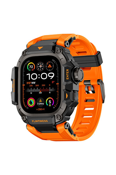 Mohseven Watch Ultra 49mm Uyumlu iWatch Punk Fortress Serisi Kasa Koruyuculu ...