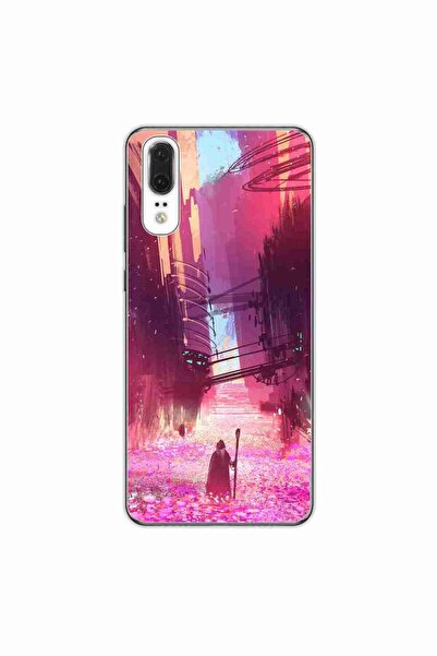 OEM Husa compatibila cu Huawei P20 Silicon Gel Tpu Model Fantasy Wizard