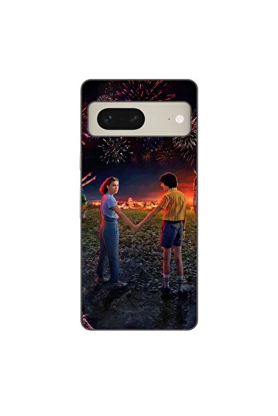 OEM Husa compatibila cu Google Pixel 7 Silicon Gel Tpu Model Stranger Things ...