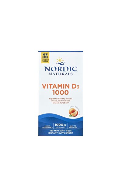 Nordic Naturals Vitamin D3 1000 IU Orange 120 capsules -
