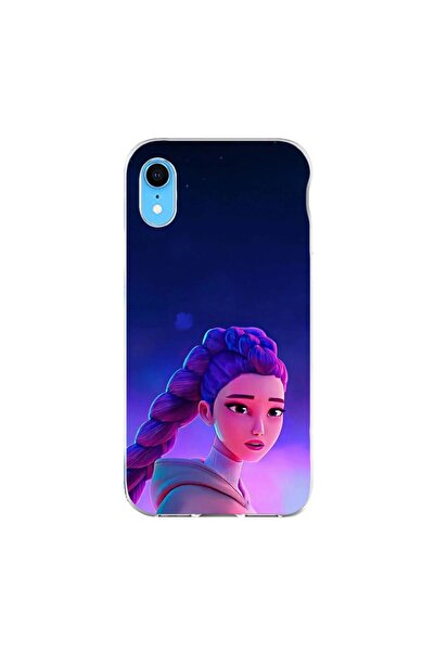OEM Husa compatibila cu Apple iPhone XR Silicon Gel Tpu Model KPop Demon Hunt...