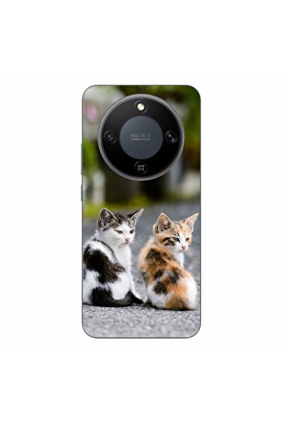 OEM Husa compatibila cu Honor Magic8 Lite Silicon Gel Tpu Model Kitties