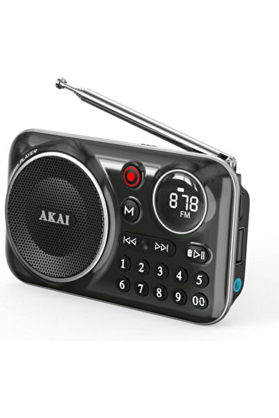 AKAI Επαγγελματικό Ραδιόφωνο APR-500 με Bluetooth και USB, Μαύρο
