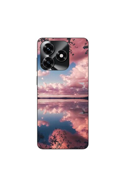 OEM Husa compatibila cu Honor X5c Plus Silicon Gel Tpu Model Pink Clouds