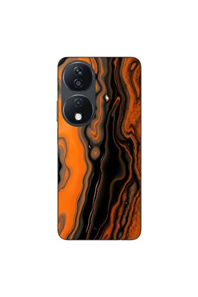 OEM Husa compatibila cu Honor X7b Silicon Gel Tpu Model Metallic Lava Flow Pa...