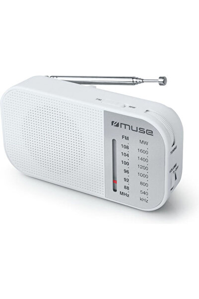 Muse.Co Muse M-025 RW Φορητό Ραδιόφωνο Μπαταρίας Λευκό