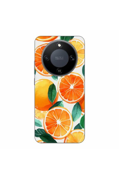 OEM Husa compatibila cu Honor Magic8 Lite Silicon Gel Tpu Model Oranges