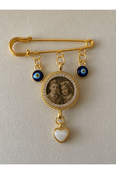 enyessaccessory Kişiye Özel 1 Fotoğraflı Hatıra Çengeli - Anı Çengeli