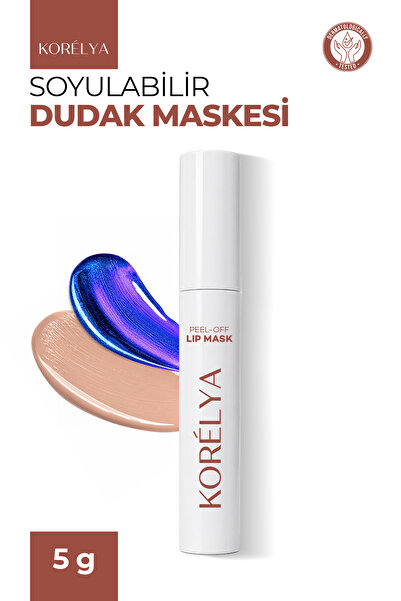 KORELYA Soyulabilir Dudak Maskesi 5 g | Doğal Kahve Tonu