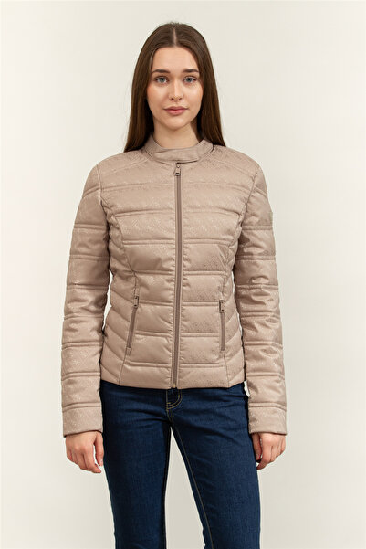 Guess Vona Kadın Şişme Mont Bej