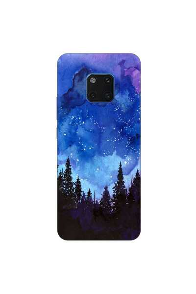 OEM Husa compatibila cu Huawei Mate 20 Pro Silicon Gel Tpu Model Night Forest