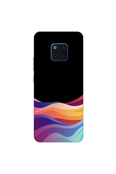 OEM Θήκη συμβατή με Huawei Mate 20 Pro Σιλικόνης Gel TPU με σχέδιο Νέον Κύματα