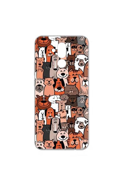 OEM Husa compatibila cu Huawei Mate 20 Lite Silicon Gel Tpu Model Caini si Pi...