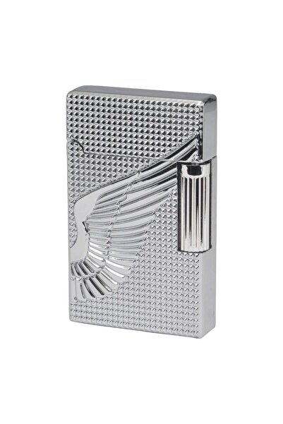 Als Kanat Desenli Dupont Model Premium Metal Çakmak Özel Açılış Kapanış Sesli