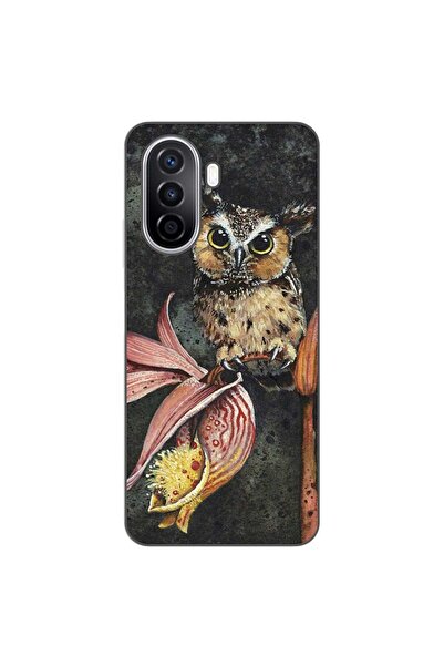 OEM Husa compatibila cu Huawei Nova Y70 Silicon Gel Tpu Model Owl Painted