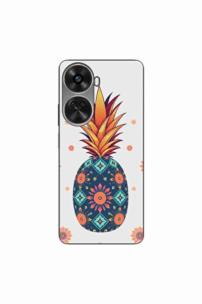 OEM Husa compatibila cu Huawei Nova 12 SE Silicon Gel Tpu Model Floral Pineapple
