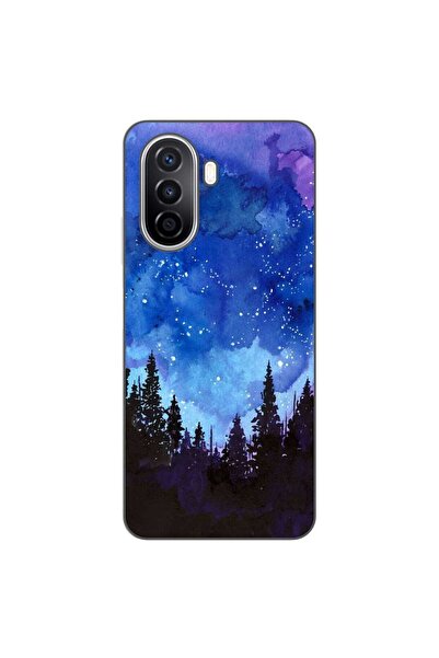 OEM Husa compatibila cu Huawei Nova Y70 Silicon Gel Tpu Model Night Forest