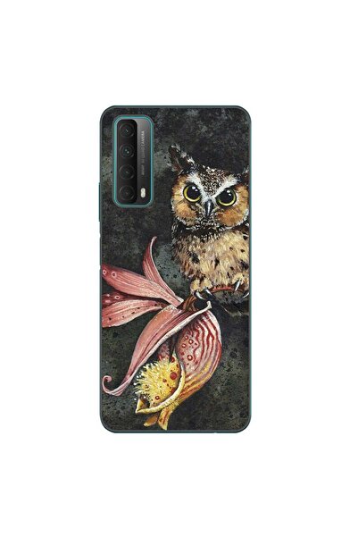 OEM Husa compatibila cu Huawei P Smart 2021 Silicon Gel Tpu Model Owl Painted