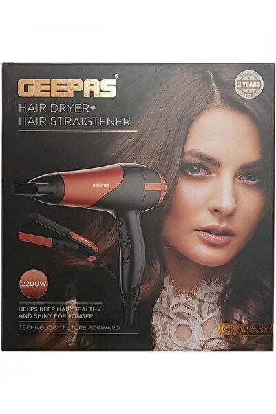 Geepas Hair Dryer and Straightener 2200 Watt -H-04-02