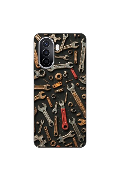 OEM Husa compatibila cu Huawei Nova Y70 Silicon Gel Tpu Model Mechanic Tools ...