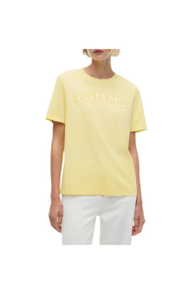 Tommy Hilfiger Μπλουζάκι TJW RLX GMD VARSITY SS TEE EXT Γυναικείο