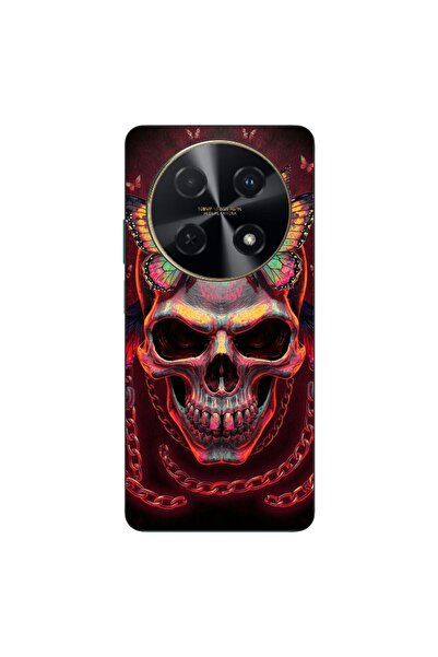 OEM Θήκη συμβατή με Huawei Nova 12i από σιλικόνη gel TPU, με ολογραφικό κρανί...