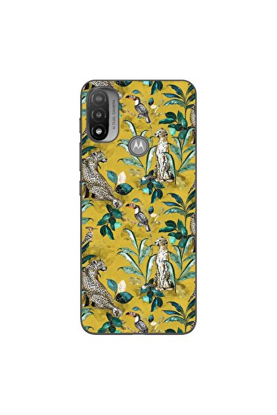 OEM Husa compatibila cu Motorola Moto E20 Silicon Gel Tpu Model Yellow Jungle...
