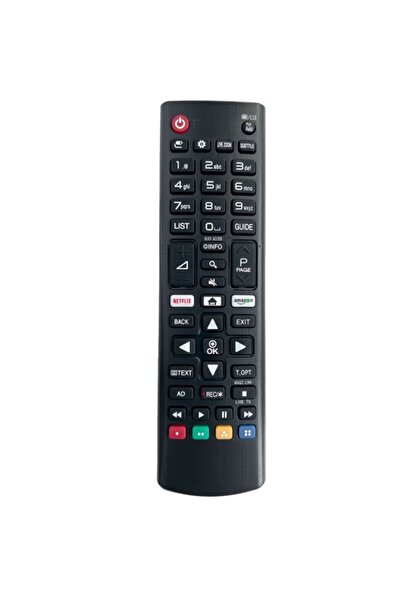 LG 43LJ614V TV LED LCD Televizyon İçin Uyumlu Netflix Amazon Tuşlu Uzaktan Ku...